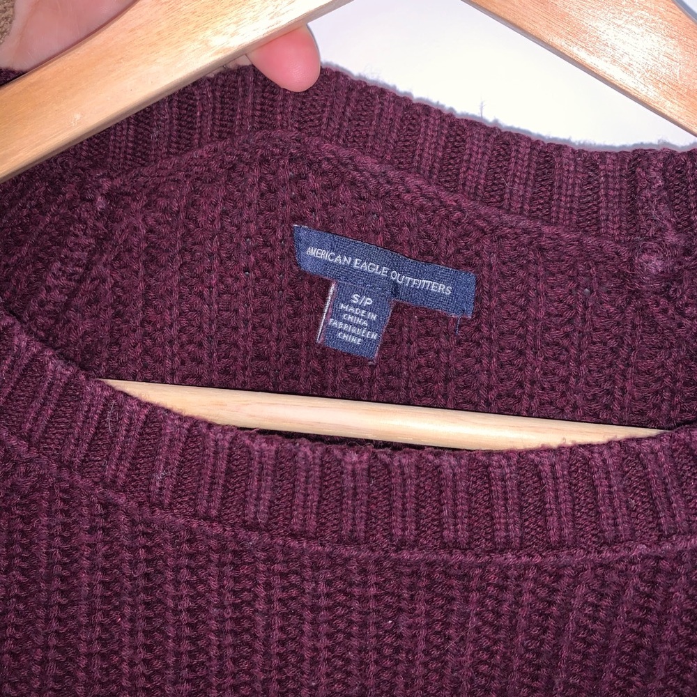 maroon sweater - Picture 3 of 3